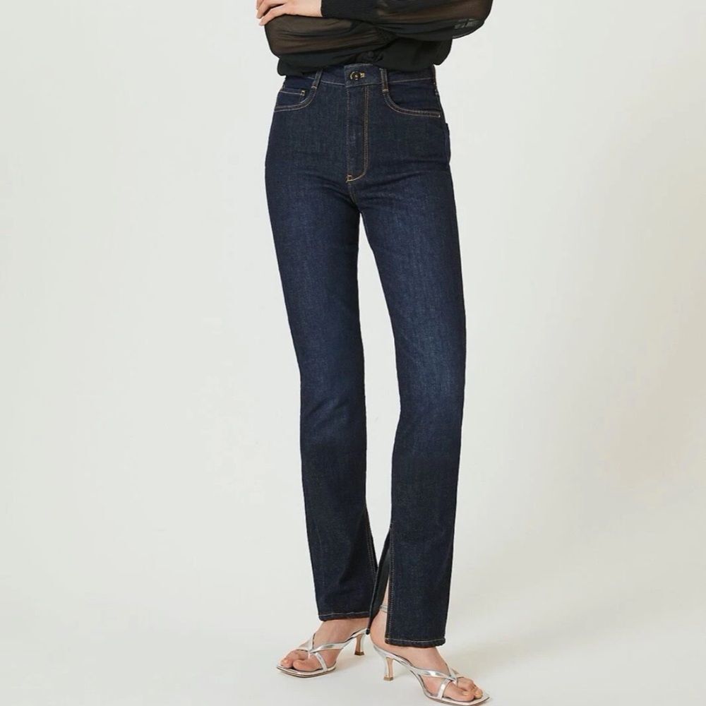 Anthropologie Pilcro Straight Leg Jeans Dark Wash